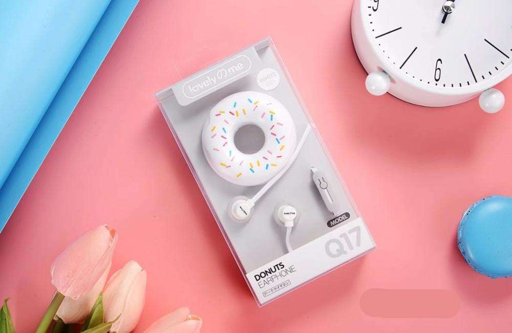 Creative donut winding music subwoofer mobile phone diy big computer headset wired girl male sports gift - Minihomy