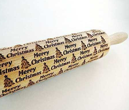 Roller printed cookie dough stick