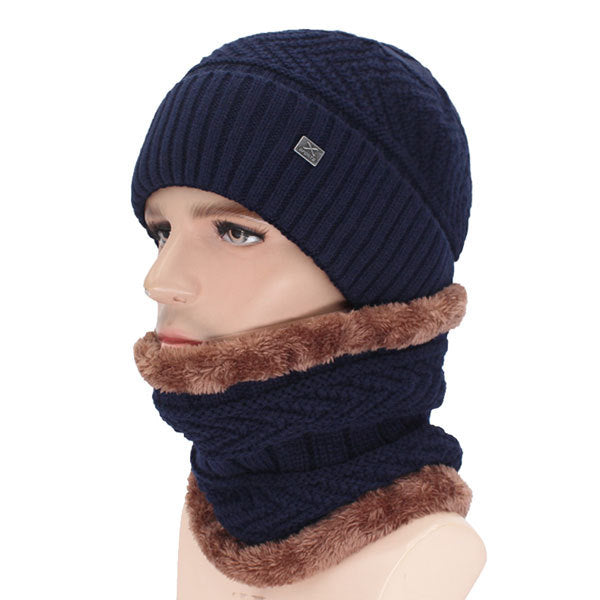 Hat Autumn and Winter Knitted Woolen Hat - Minihomy