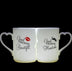 Couple of lovers cups mug personality  ceramic cup - Minihomy