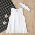 Girls baby sleeveless bow skirt - Minihomy