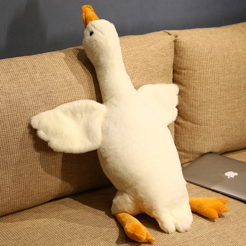 Big White Goose Doll Pillow Children's Plush Toys - Minihomy