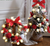 Multicolor Christmas Pendant LED Light String Wreath Package Decoration - Minihomy