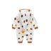 Cotton Printed Baby Hooded Crawling Bodysuit - Minihomy