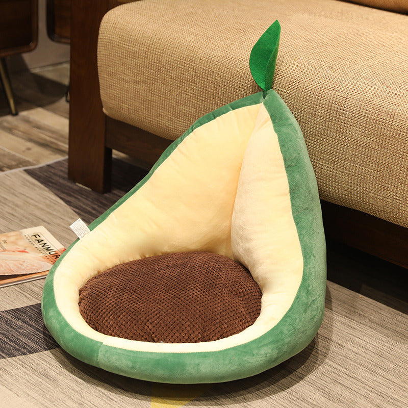 Kawaii Multifunction Plush Fruit Soft Stuffed Cactus Avocado Carrot Pillow Toys Home Office Decor Chair Seat Cushion - Minihomy