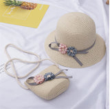 Children's Summer Hat And Sunshade Bag Set - Minihomy