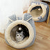 Cat House Villa Enclosed Cat Supplies Bed - Minihomy