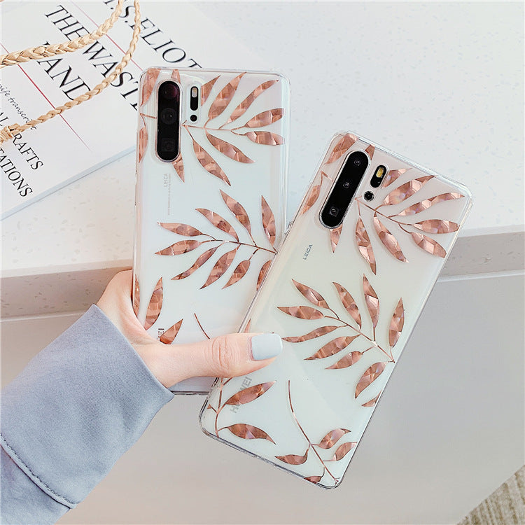 Flower Leaf Laser Phone Case - Minihomy