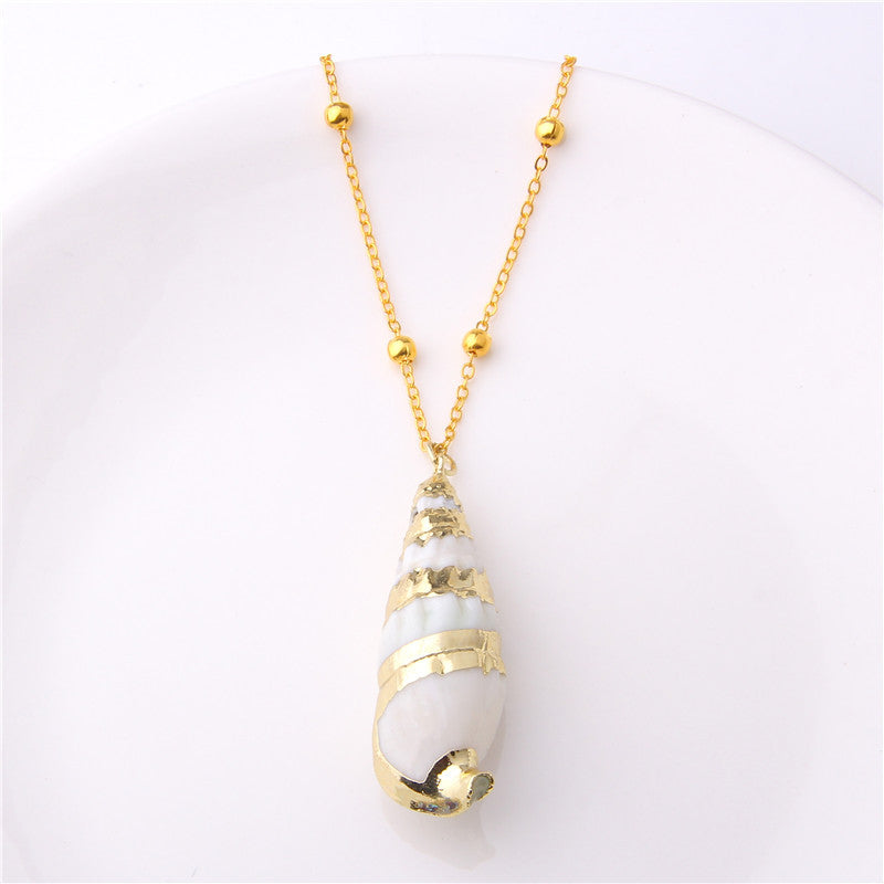 Phnom Penh Conch Shell Necklace - Minihomy