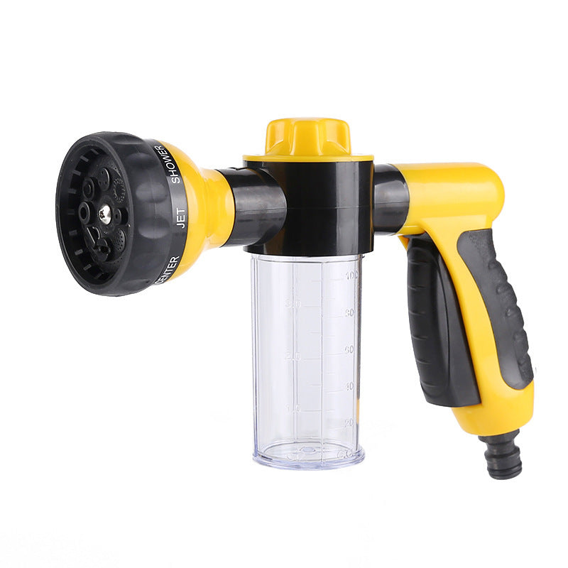 Multi-function 8 Water Patterns High Pressure Car Water Gun Car Cleaning Washing Foam Gun Water Sprayer Jet Pressure Washer - Minihomy