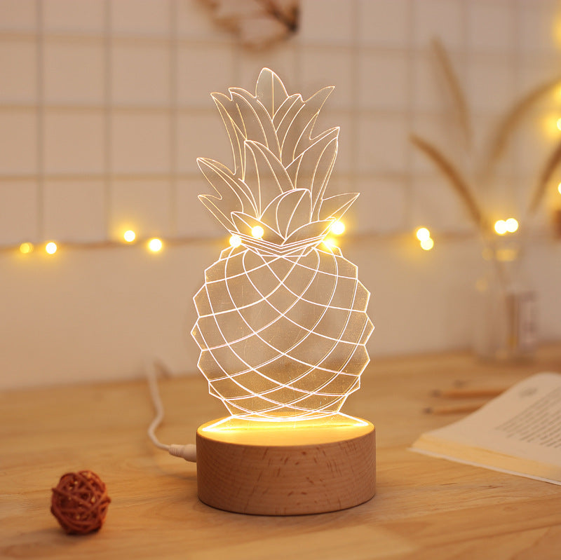 Bedside pineapple table lamp - Minihomy