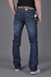 Men's Denim Long Pants Trendy Men's Denim Straight-Leg Pants - Minihomy