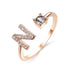 Adjustable 26 Initial Letter Ring Fashion Jewelry For Women - Minihomy