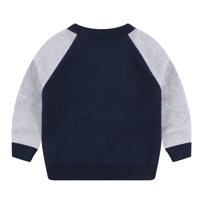 Double layer sweater cotton warm sweater - Minihomy