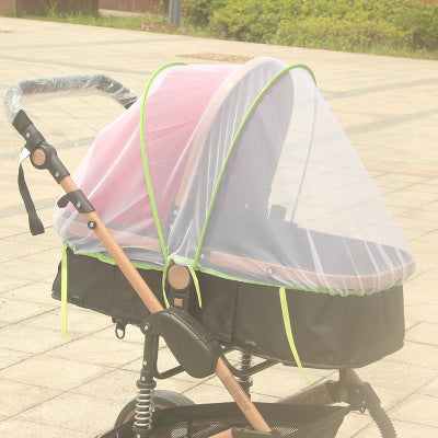 Increase baby stroller nets Baby stroller encryption full cover nets General dustproof and anti-mosquito - Minihomy