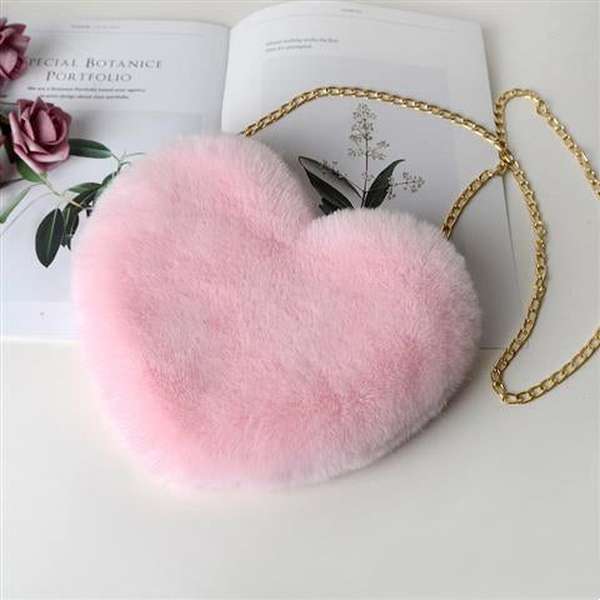 Love Bags For Women Plush Chain Shoulder Bags - Minihomy