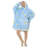 Lazy Sleeping Blanket Love Children's Cold-proof Warm Clothes Hooded - Minihomy