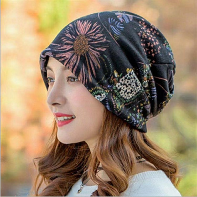 Ladies Knitted Thick Warm Neck Cap - Minihomy