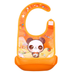 Cartoon baby PVC three-dimensional bib Increase baby bib Waterproof silicone children's dinner pocket - Minihomy