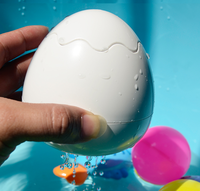 Bath Toy Raining Cloud Duck Egg Children's Bathroom Shower Baby Water Toys - Minihomy