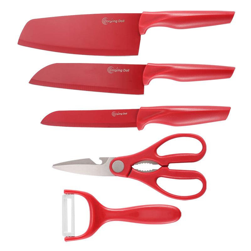 Knife Set Stainless Steel 5 Piece Set - Minihomy