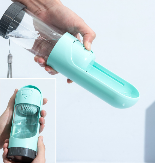 Portable 300ml Pet Waterer - Travel-Friendly Dog Water Bottle with BPA-Free Materials - Minihomy