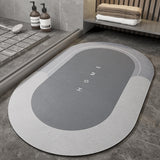 Cushion Cushion Bathroom Sliding  Door  Floor  Bathroom Foot Mat - Minihomy