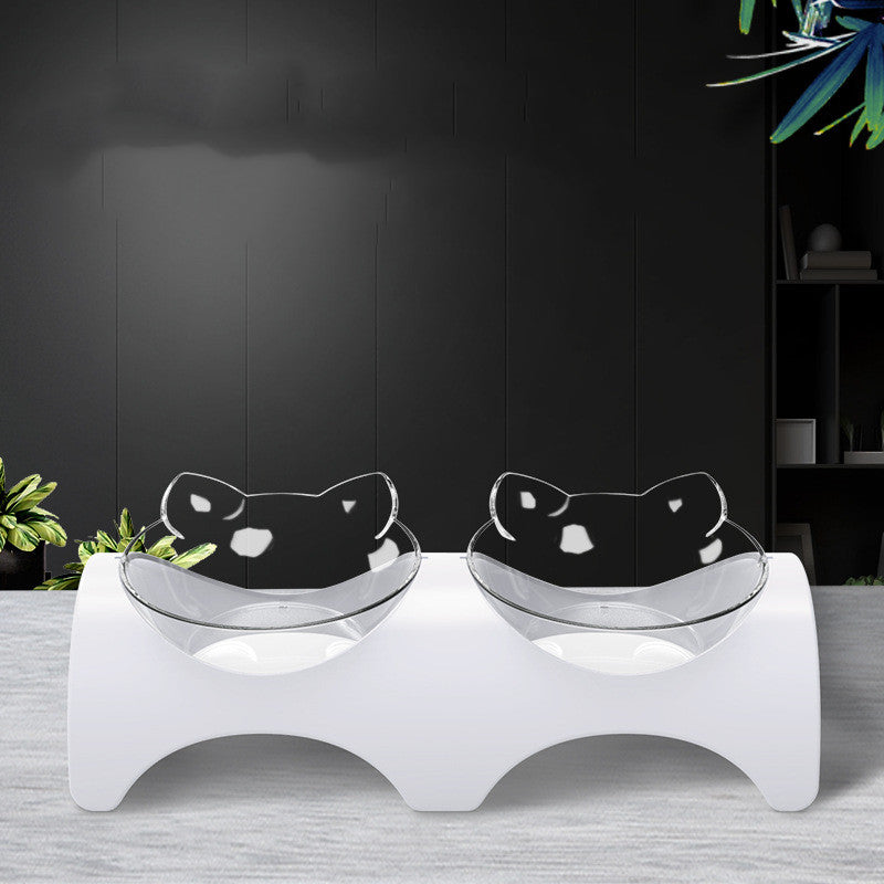 Cat bowl with slanted cat ears - Minihomy