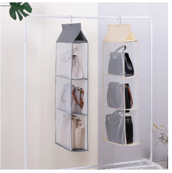 Foldable Hanging Multi-Layer Sundries Storage Rack 360 Degree Hanging Design - Minihomy