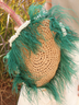 Handmade Pearl Ostrich Hair Natural Straw Women's Bag - Minihomy