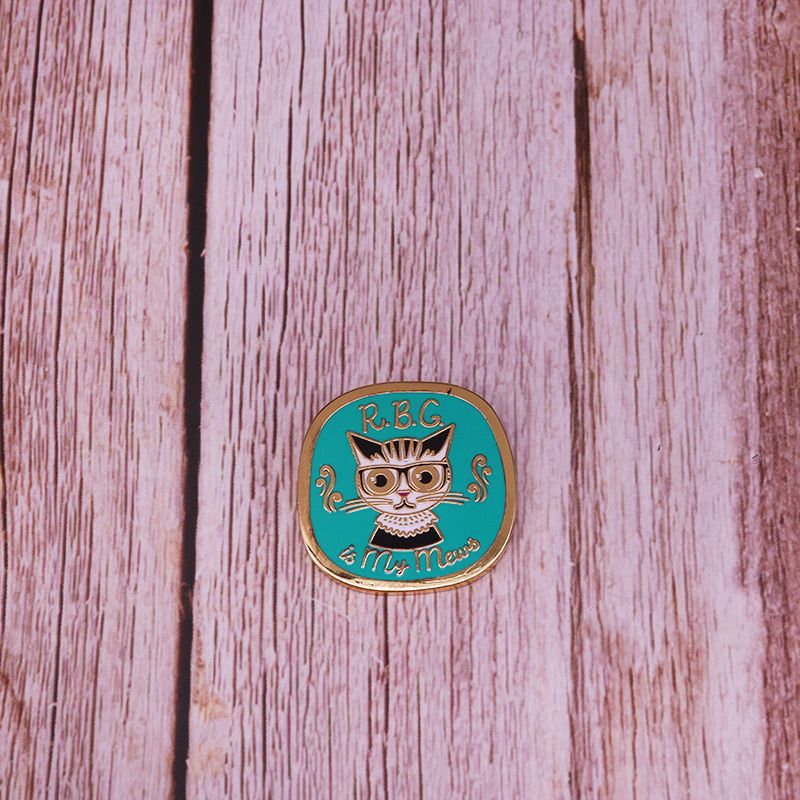 Cat Brooch Women's Power Equality Badge Brooch - Minihomy