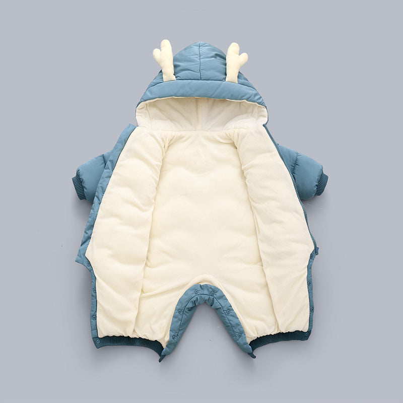 Baby winter romper outwear - Minihomy