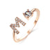 Adjustable 26 Initial Letter Ring Fashion Jewelry For Women - Minihomy