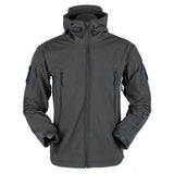 Men Outdoor Soft Shell Windproof Waterproof Hiking Jackets - Minihomy