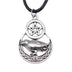 Men's Vintage Pentagram Crow Pendant Necklace - Minihomy