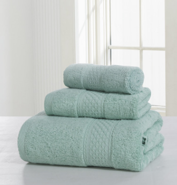 Cotton soft double-sided thickening towel skin-friendly bath towel beauty salon bathrobe bath towel set - Minihomy