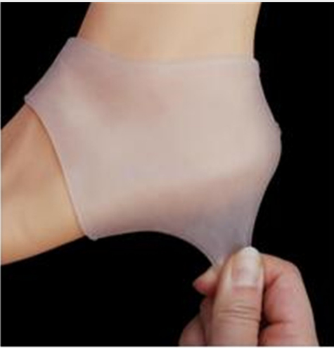 Silicone heel protection relieves heel pain Soft anti-split sleeve Heel sleeve