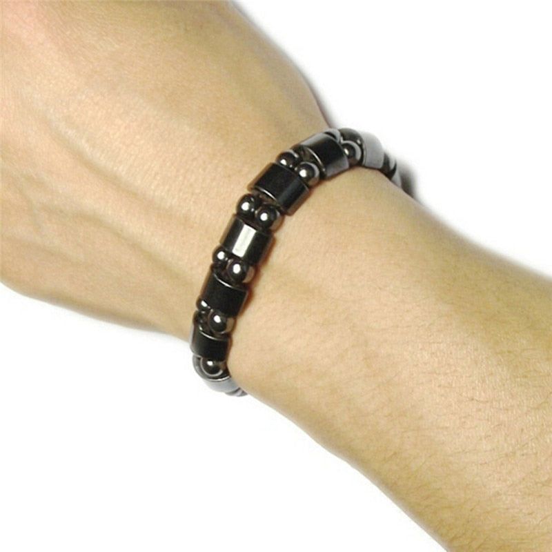 Health care Black healf moon magnetic  Stone Bracelets - Minihomy