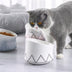 Pet Bowl Ceramic Drinking Feeder Dog Dual-Use High Rise Bowl - Minihomy