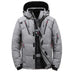 Men's Warm Hooded Thick Puffer Jacket Coat - Minihomy