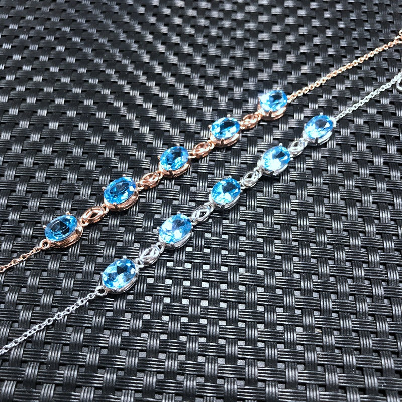 Natural topaz bracelet - Minihomy