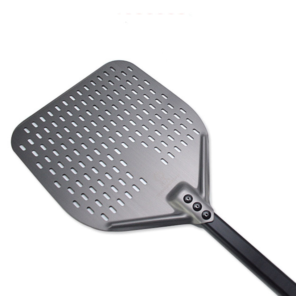 Oven cleaning spatula stainless steel square punching - Minihomy