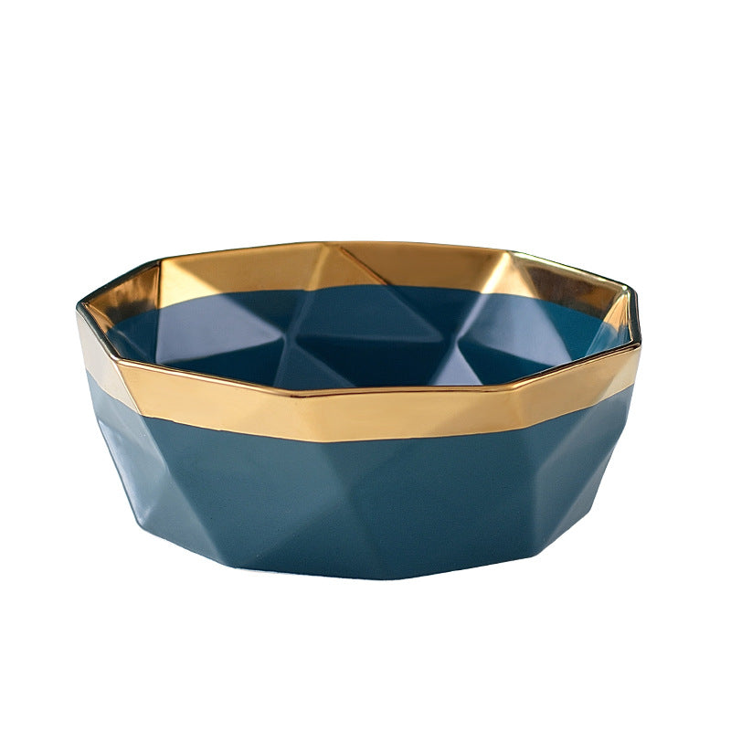 850ml Diamond shape ceramic salad bowls - Minihomy