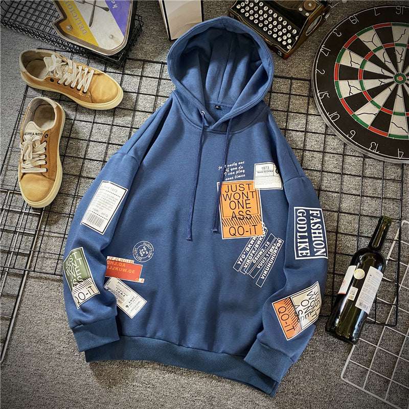 Autumn Men Oversized Hoodies Graphic Printed Men's Pullovers - Minihomy