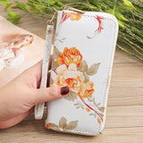 Ladies Printed Long Wallet Clutch - Minihomy