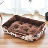 Kennel pet supplies in the large dog pet nest Golden Retriever dog bed autumn and winter cotton dog mat - Minihomy