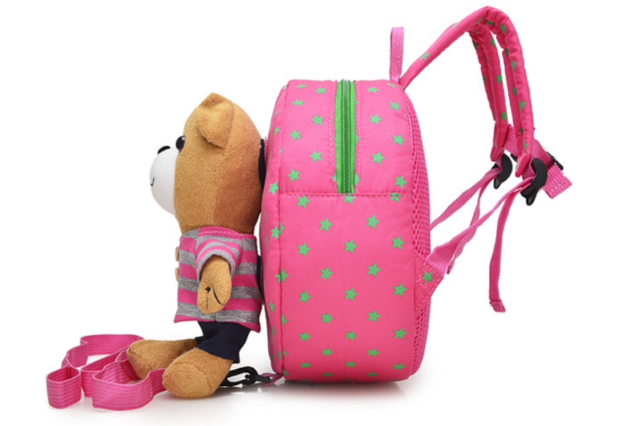 Cute Baby Backpack Anti-lost Bear Cartoon - Minihomy