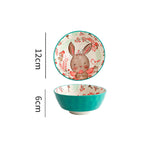 Animal Pattern Soup Bowl Cartoon Tableware - Minihomy