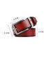 Men's Leather Pin Buckle Belt - Casual & Dressy, All-Match Style - Minihomy