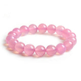 Natural Pink Hibiscus Crystal Bracelet for Women - Minihomy